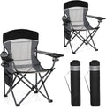 Oversized Portable Mesh Camping Folding Chair