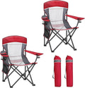 Oversized Portable Mesh Camping Folding Chair