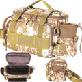 Multi-Compartment Bag With Large Capacity, Single Shoulder Sea Fishing Tackle Bags Holdall Camouflage Outdoor Bag Hiking Travel Pack, Fishing Tackle Storage Holdall With Shoulder Strap(Yellow)